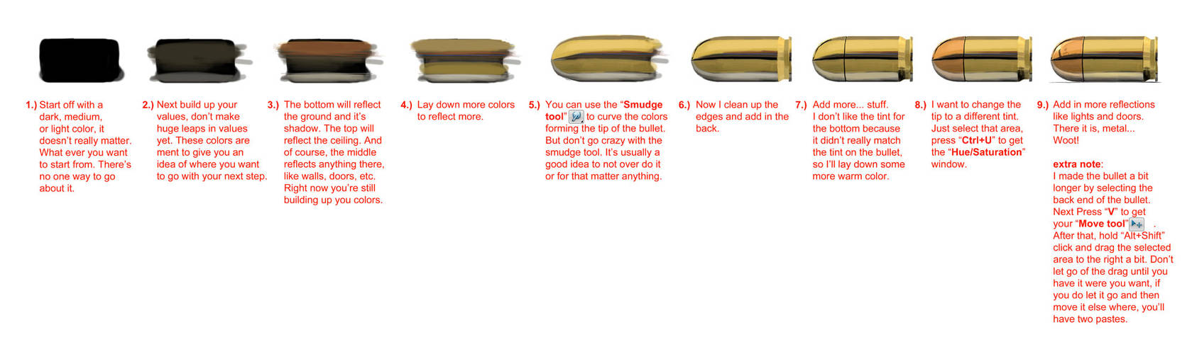 Bullet metal Tutorial #0002 Learnuary by danimation2001 on DeviantArt
