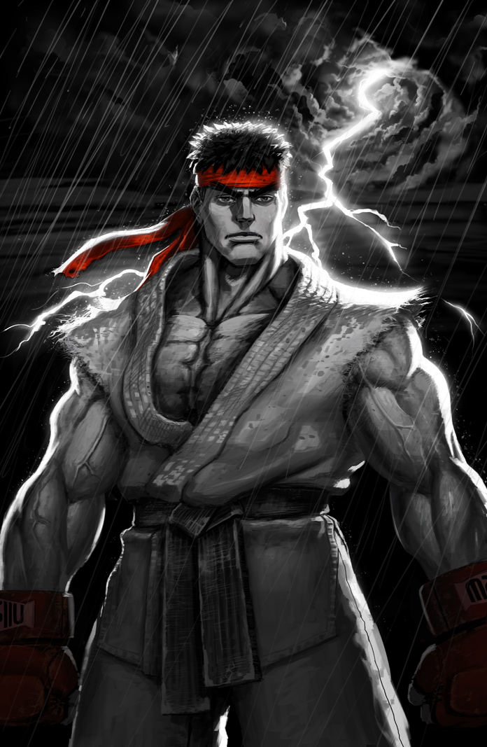 Angry Ryu Sf SFV RYU Digital Rendering by danimation2001 on DeviantArt