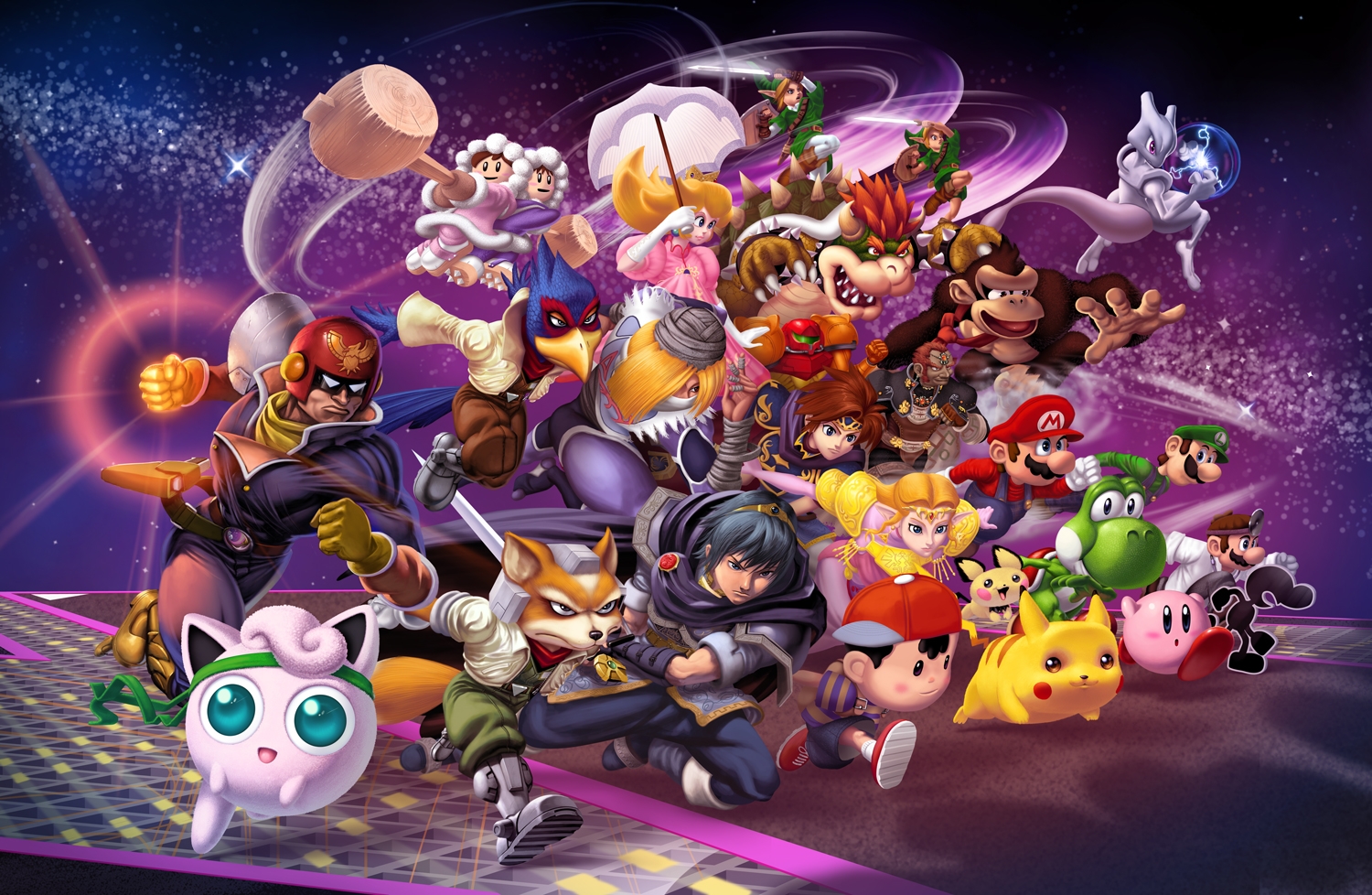 Super Smash Bros Melee Poster Update by danimation2001 on DeviantArt