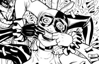 Inks #0034 harley and joker high resolution 300