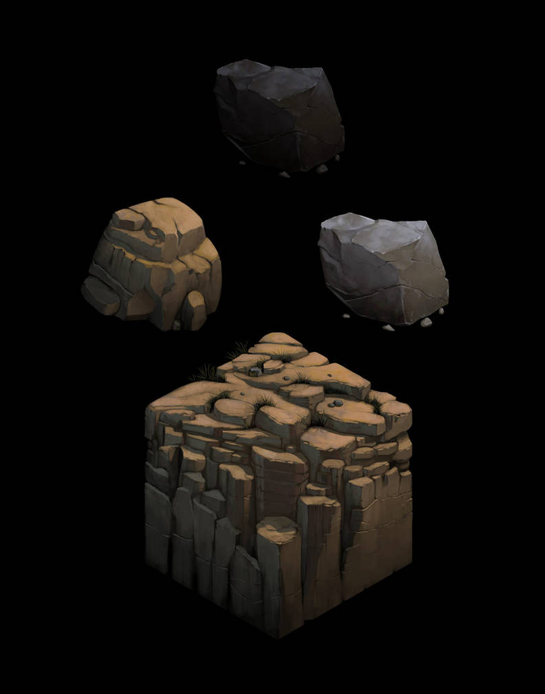 Commission Rocks by danimation2001 on DeviantArt