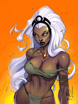 Storm sketch by Joe MAD colors by danimation2001