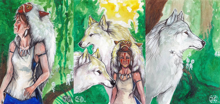 Mononoke Hime Card Set