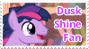 Dusk Shine Fan Stamp