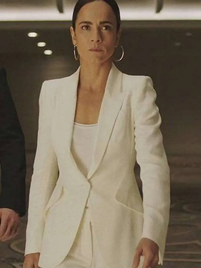 TeresaMendozaQueenoftheSouthWhiteBlazer by emiliadavid641 on