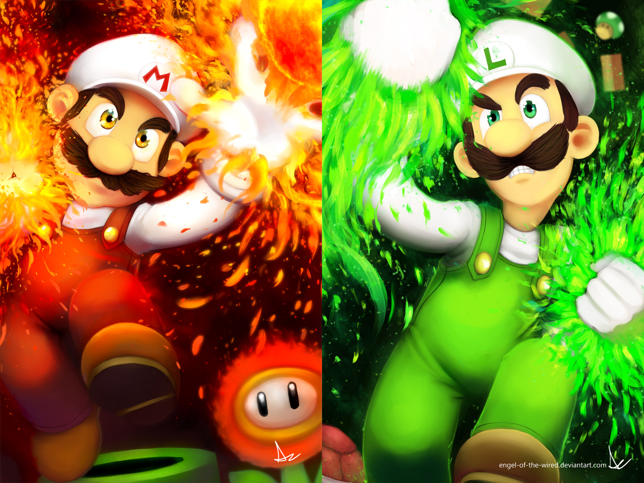 Firaga Mario and Luigi WP