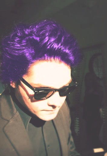 Gerard Way purple