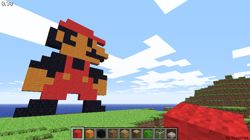 Mario in MineCraft Classic by zerodecoole on DeviantArt