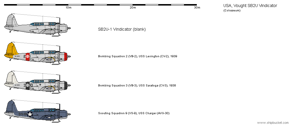 Vought SB2U Vindicator - FD Scale