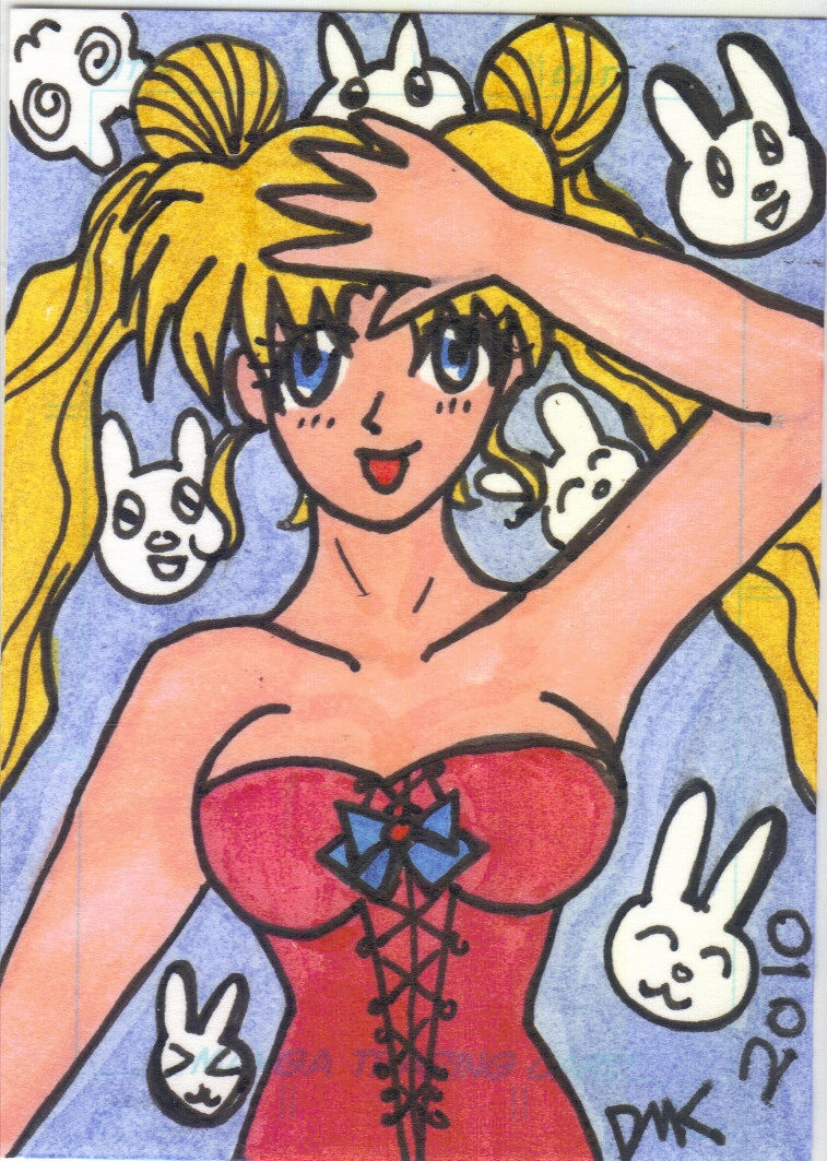 ACEO Sailor Moon Usagi Tsukino