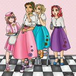 Poodle Skirts (Contest Entry) by All-is-Nonsense