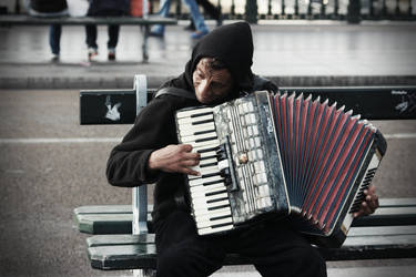 Beggar musician