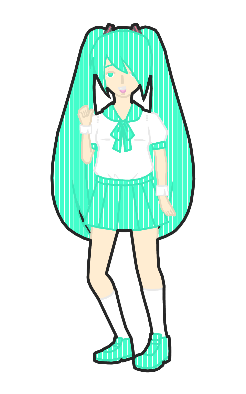 Hatsune Miku (Tee Design)