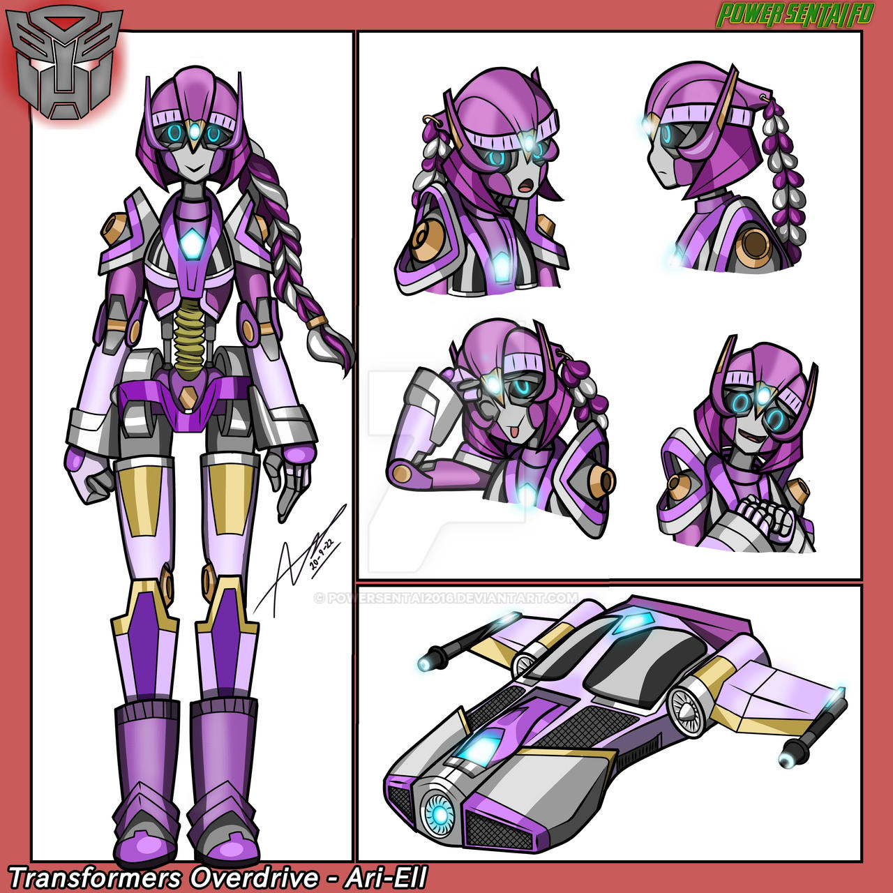 Overdriver3 Deviantart AriEll - Transformers Overdrive (by.PowerSentaiFD) by PowerSentai2016 ...
