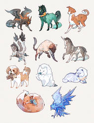 Tiny Watercolors [Commission + Trade]