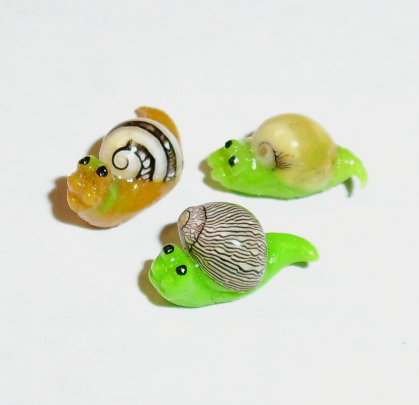 Micro Mini Snails Trio