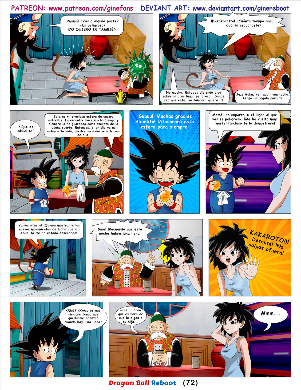72 - Dragon Ball Reboot Comic 2 ESPANOL by GineReboot on DeviantArt