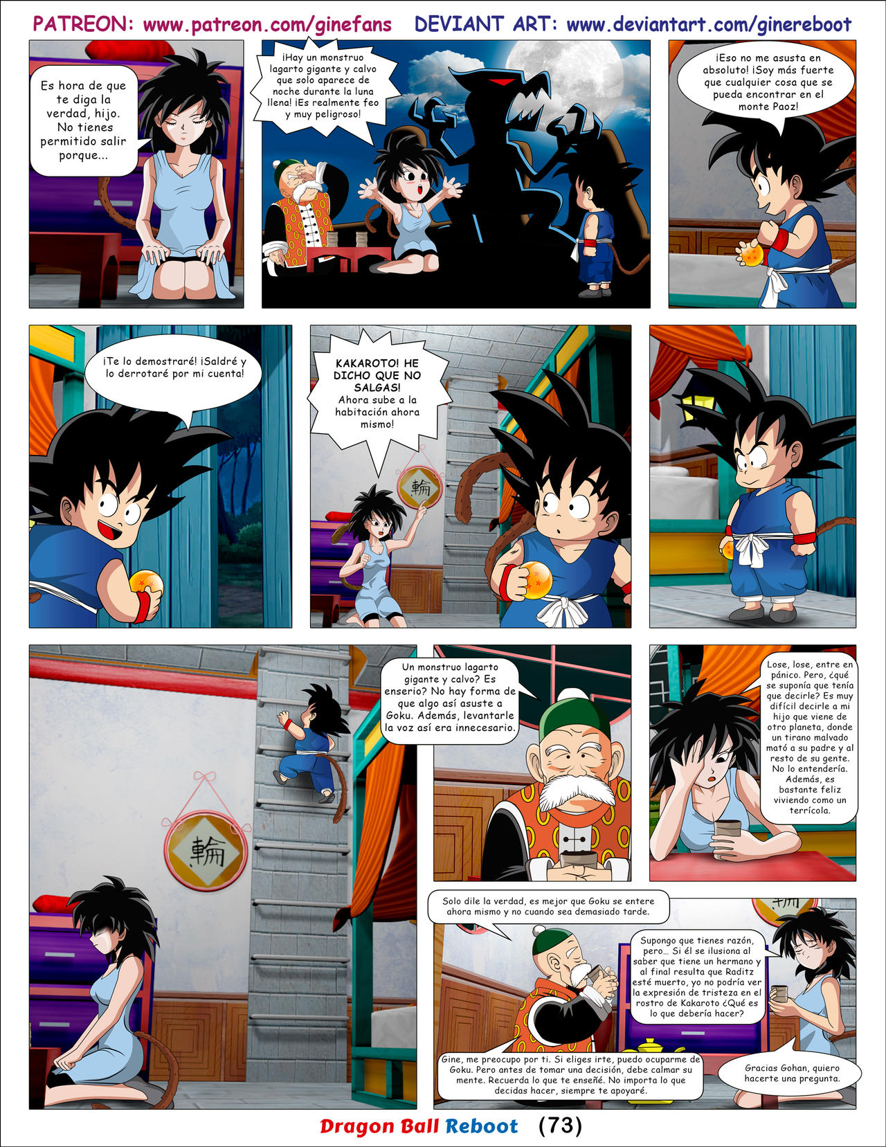 73 - Dragon Ball Reboot Comic 2 ESPANOL by GineReboot on DeviantArt