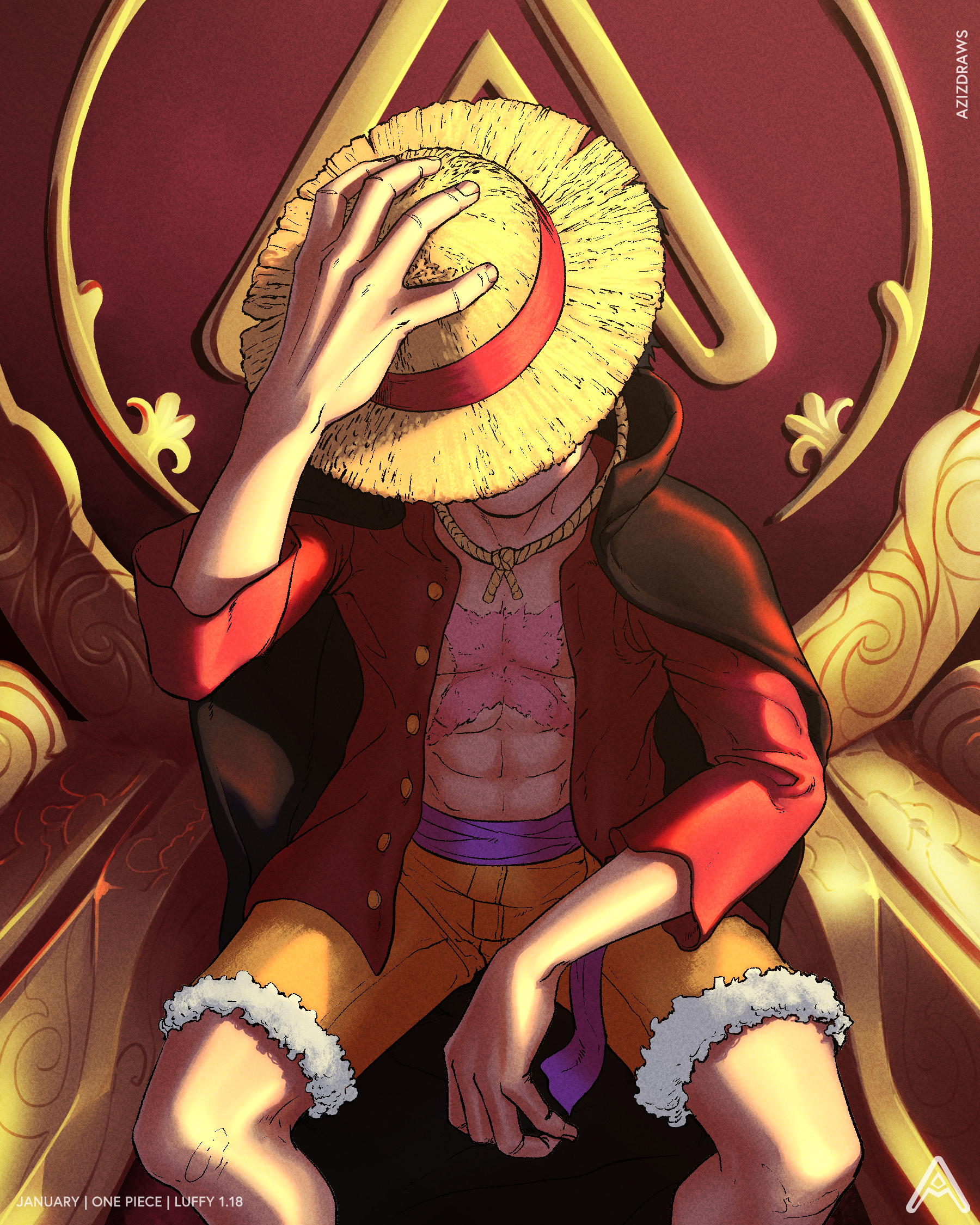 Luffy  ONE PIECE by Dragon--anime on DeviantArt