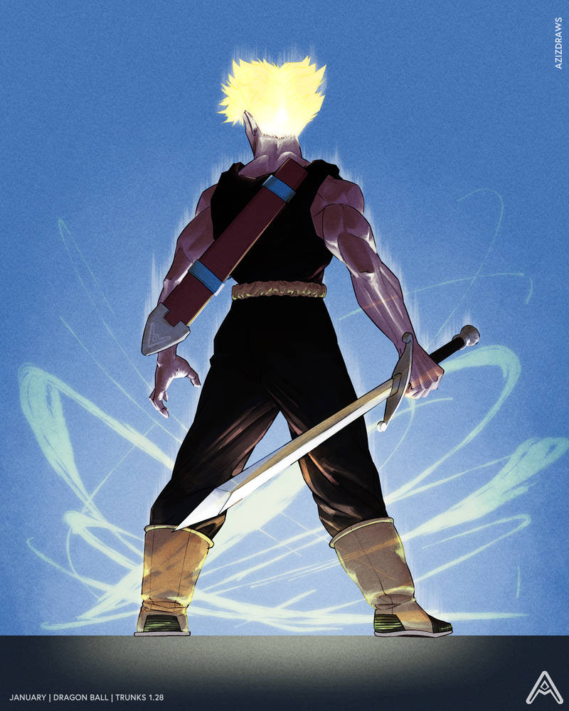 TRUNKS | 012821 by AzizDraws on DeviantArt