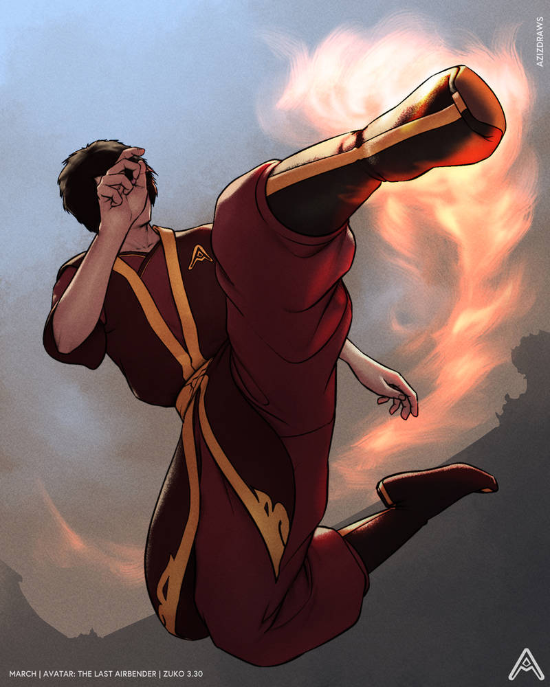 Zuko Foot ZUKO | 033021 by AzizDraws on DeviantArt