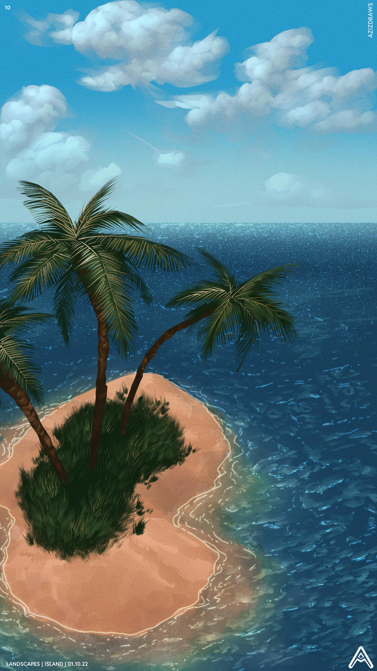 Deviantart Island ISLAND | 011022 by AzizDraws on DeviantArt