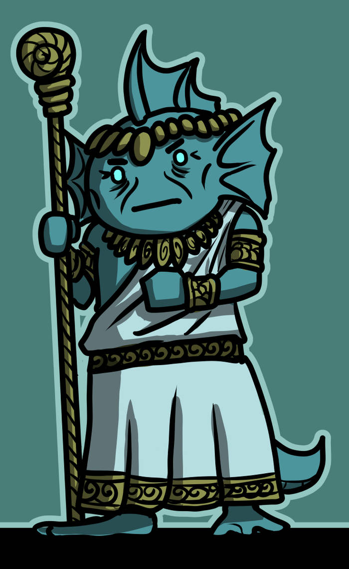 Fishman Wizard FishManShaman by ToddSchumacher on DeviantArt