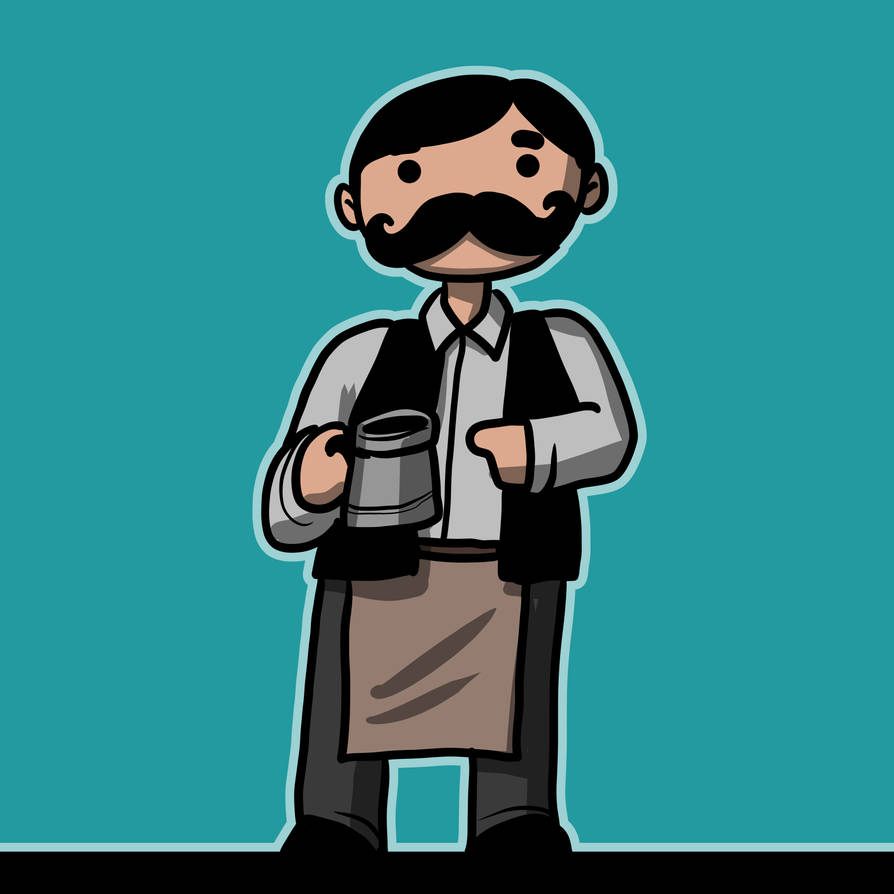 Barkeep Garon by ToddSchumacher on DeviantArt