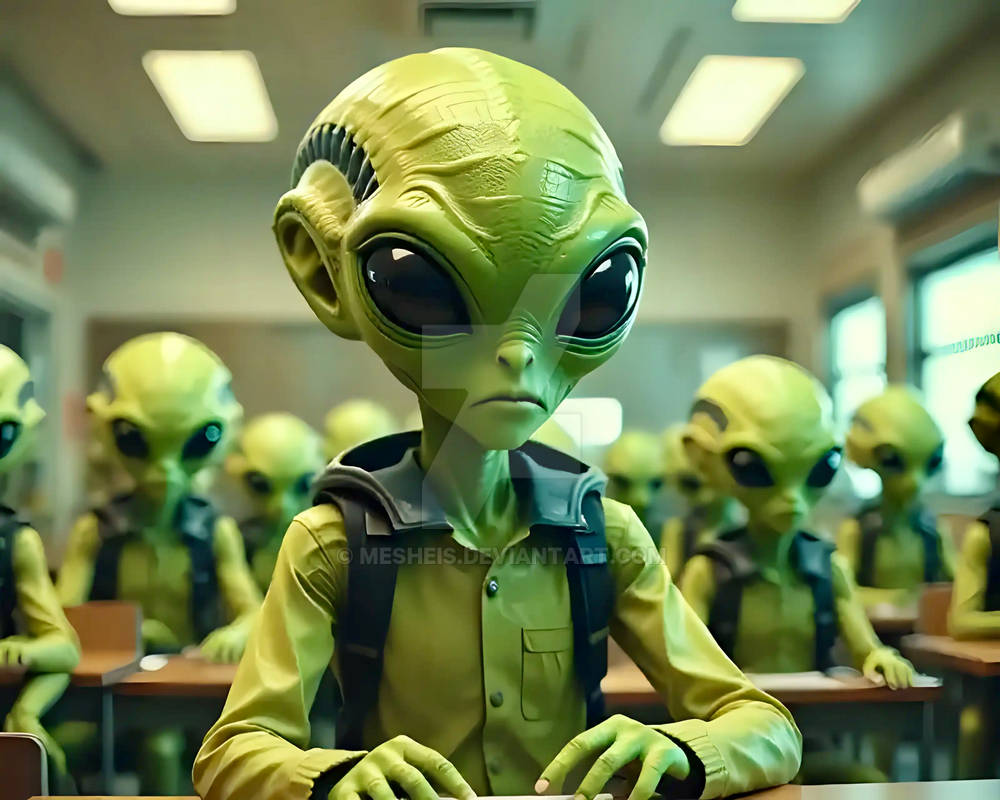 Feeling Alien back to school, I feel like an alien! by Mesheis on DeviantArt