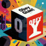 World art day,echo of the future:don't obey,think