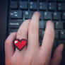 8-bit Heart Ring