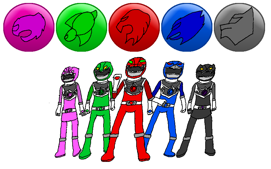 Power Rangers Crystal Roar By Derpmp6 On Deviantart