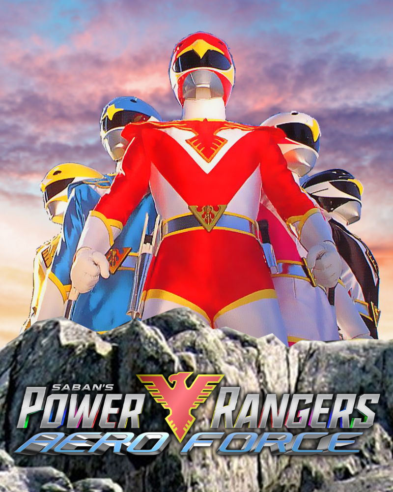 Power Rangger Flying Power Rangers Aero Force poster by DerpMP6 on DeviantArt