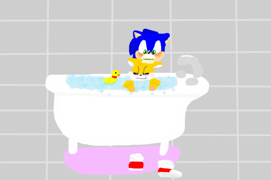 Tails Bath Rope Tails' Bathtime by Eminemstan101 on DeviantArt