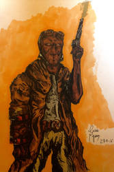 Hellboy colour sketch