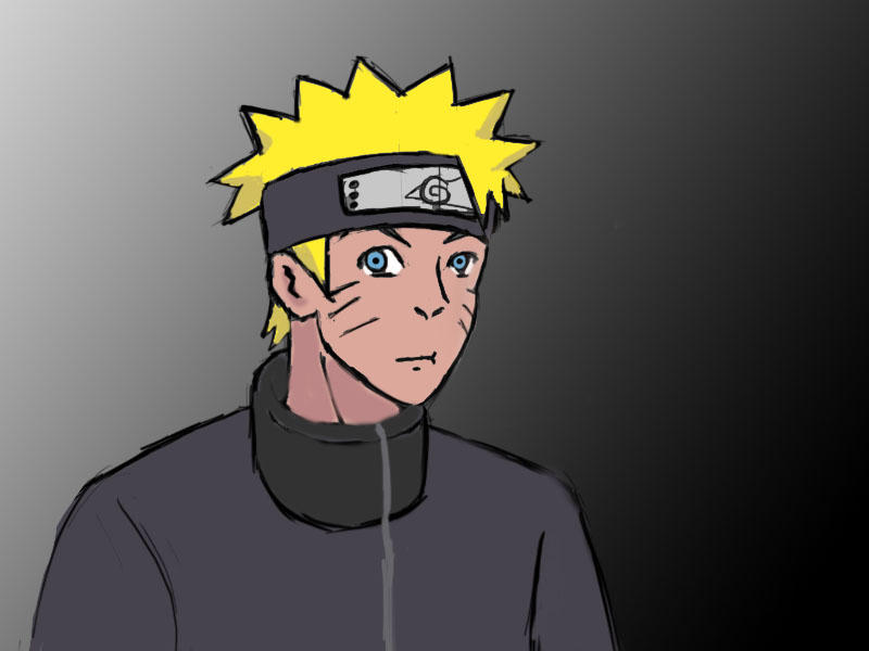 Naruto Color Sketch by BlackHawk07 on DeviantArt