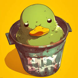 Pity Party Trash Duck