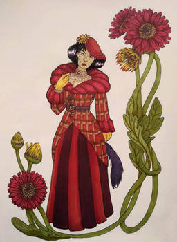 OCpageant2020 Theme 2 - Marisol flower power