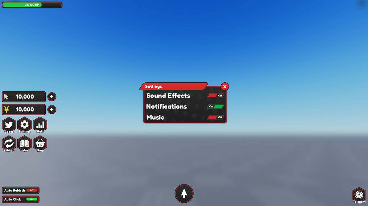 Anime Clicker Game Settings UI by Gearbtw on DeviantArt