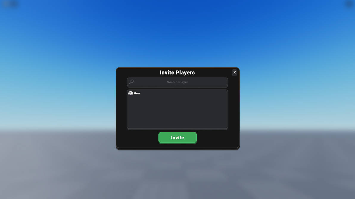 Minimal Invite Players UI by Gearbtw on DeviantArt