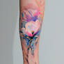 Magnolia WatercolorTattoo