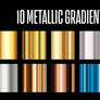 10 Metallic Gradients   .AI file