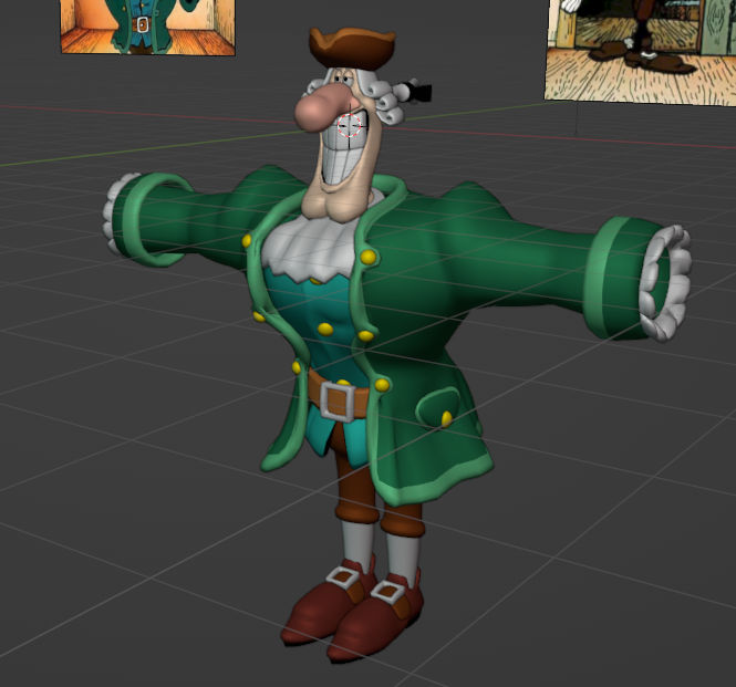 Doctor Livesey Model W.I.P 3 by Santsantti01 on DeviantArt