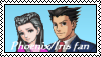 Phoenix and Iris Stamp