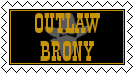 Outlaw Brony Stamp