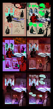 Red Moon Rising page process
