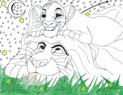 Musafa Simba Drawable Simba and Mufasa by AFCLK on DeviantArt