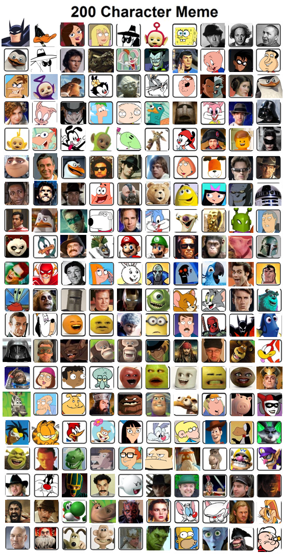 New 200 Characters Meme by napoleongeekydoof on DeviantArt