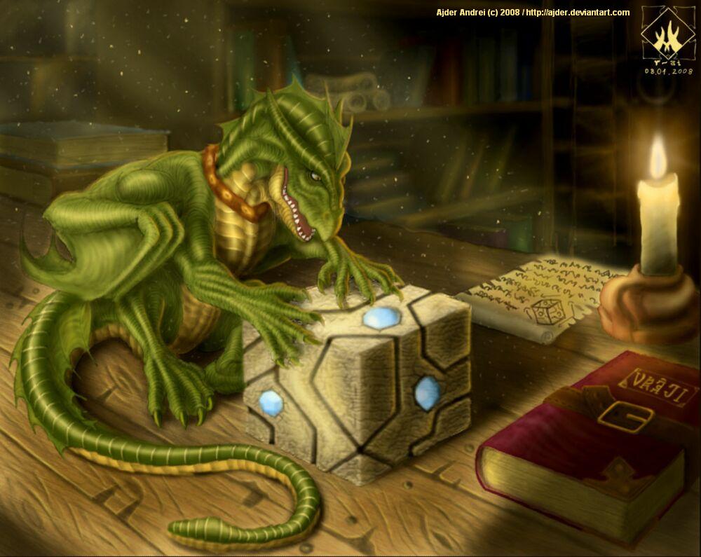 Magic dragon pet by ajder