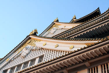 Osaka Castle at Dusk